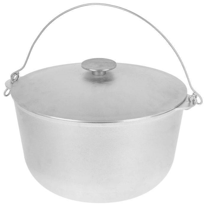 Казан походный 15л "Туризм" с крышкой и 2 ручками